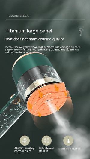 Mini-Dampfbügeleisen - Kompakter Hand-Steamer für faltenfreie Kleidung
