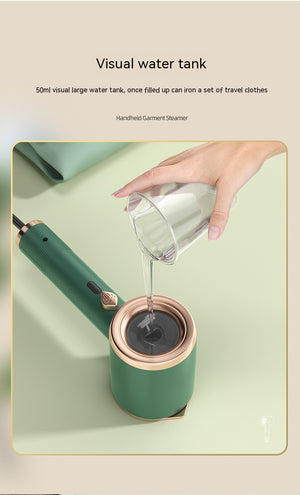 Mini-Dampfbügeleisen - Kompakter Hand-Steamer für faltenfreie Kleidung