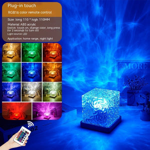 Relax-LED-Lampe mit Wasserwellen-Effekt - Stimmungsleuchte