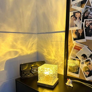Relax-LED-Lampe mit Wasserwellen-Effekt - Stimmungsleuchte